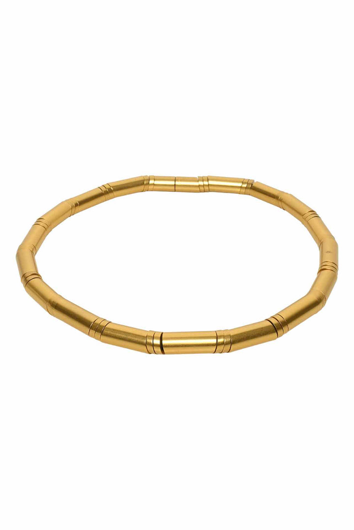 Bottega Veneta Size XS/S Metallic Elasticated Metal Belt