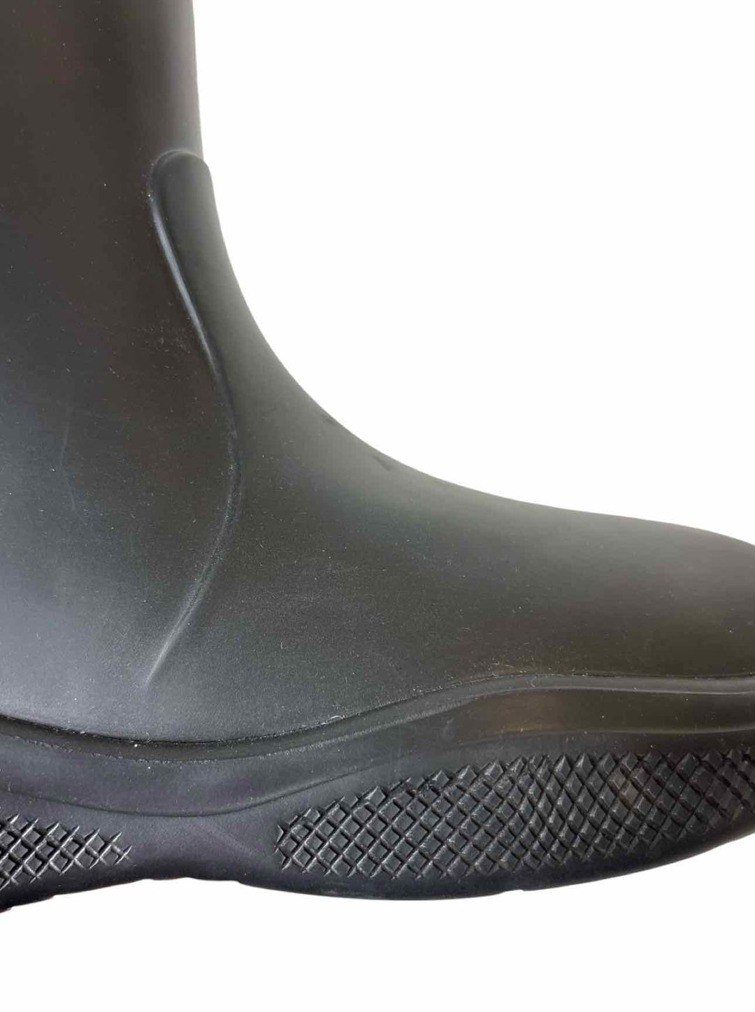 Prada Size 38 Mellow Rubber Ankle Boots