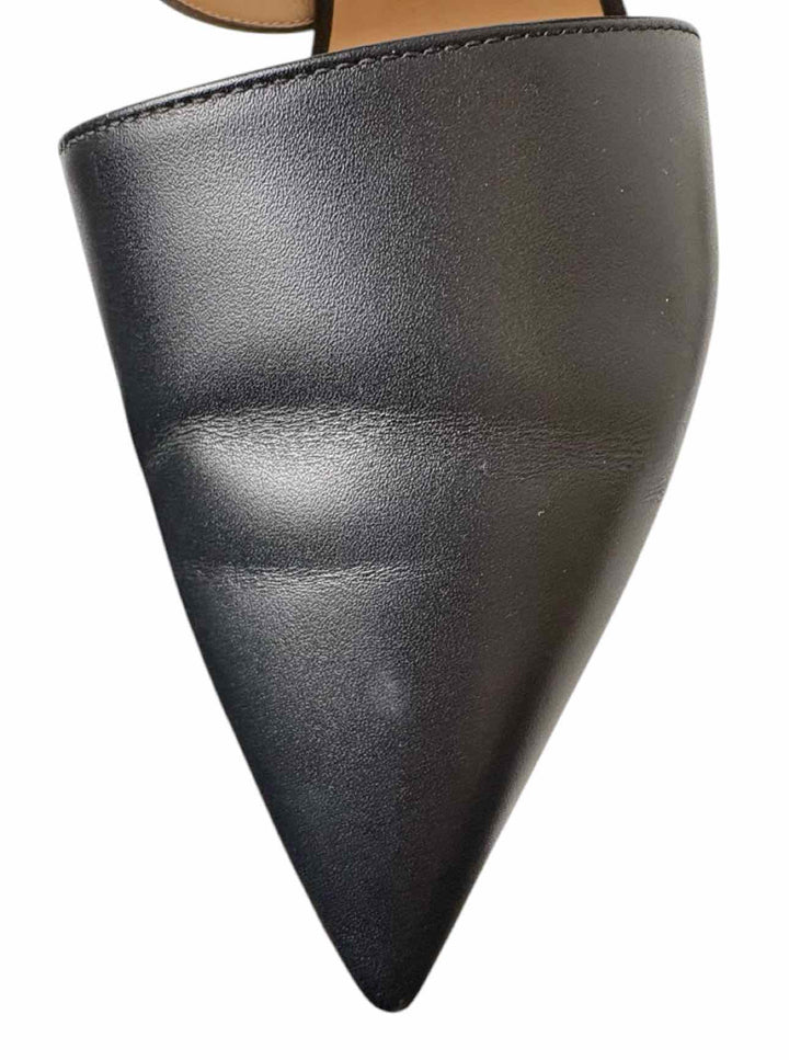 Fendi Size 37 Zucca Leather Mules & Clogs