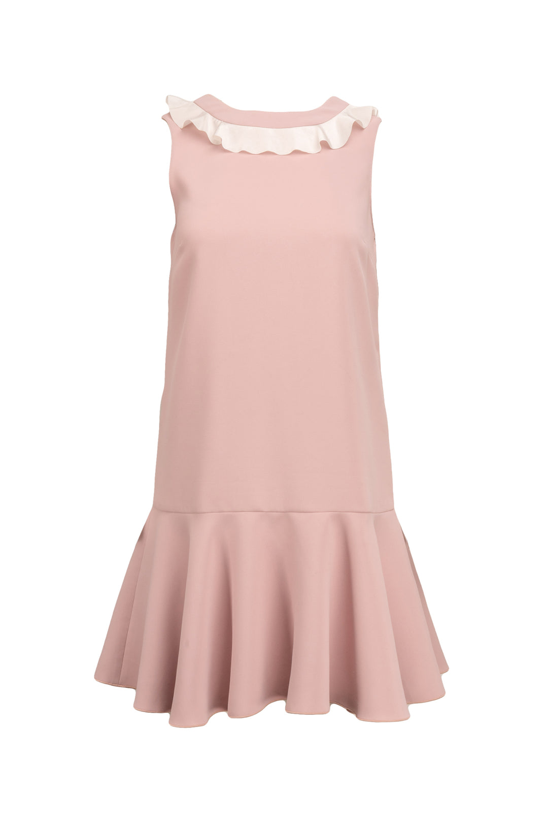 Red Valentino Size 40 Ruffle Hem Dress