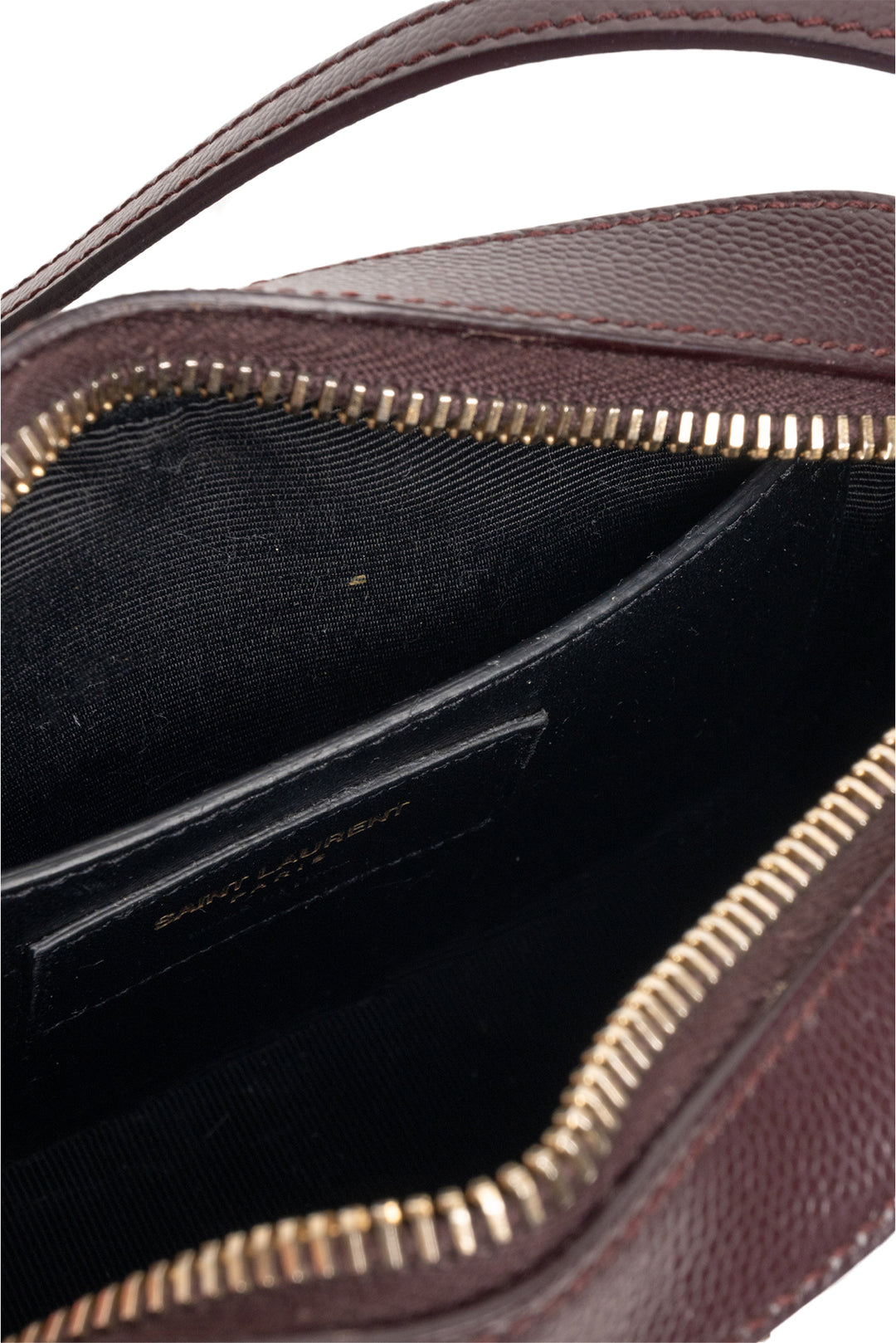 Saint Laurent 2015 Grain Leather Small Classic Monogram Camera Bag