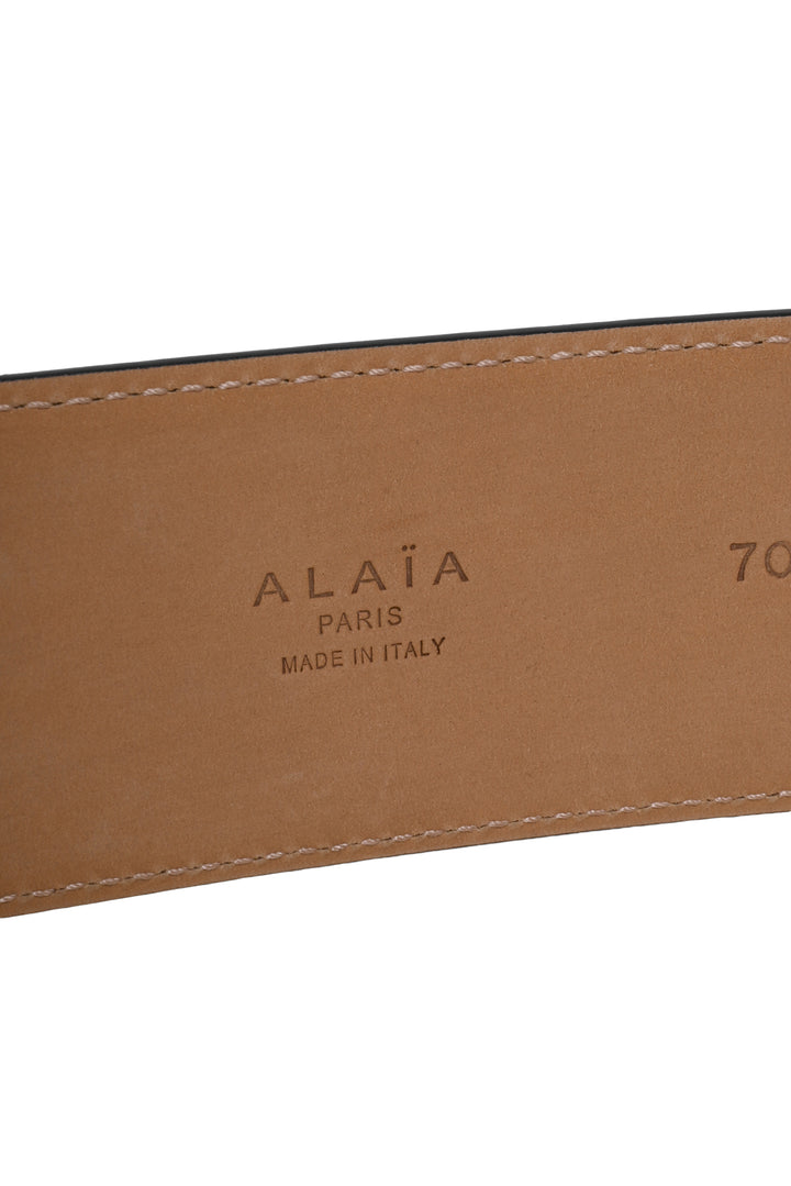 Alaia Size XS Wide Leather Belt