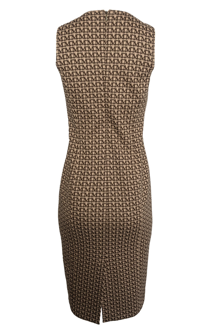 Max Mara Size 8 Monogram Cotton Dress