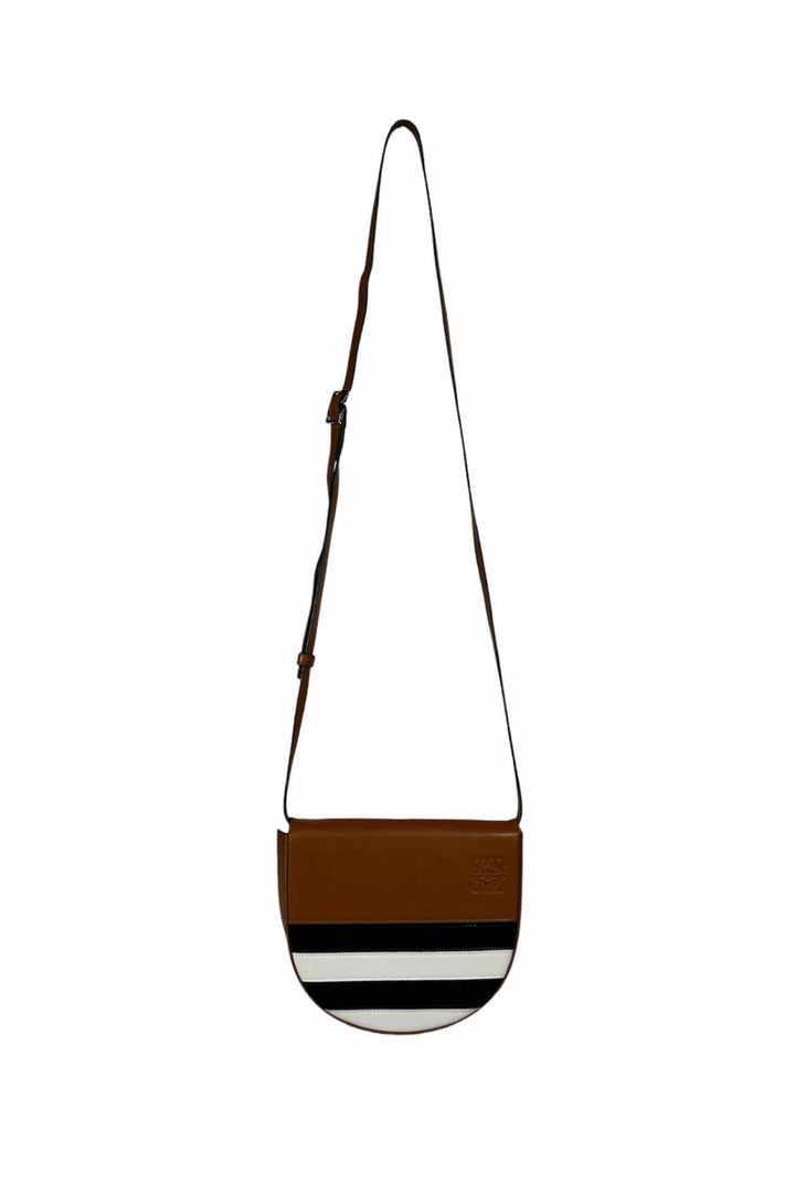 Loewe Mini Duo Heel Saddle Crossbody