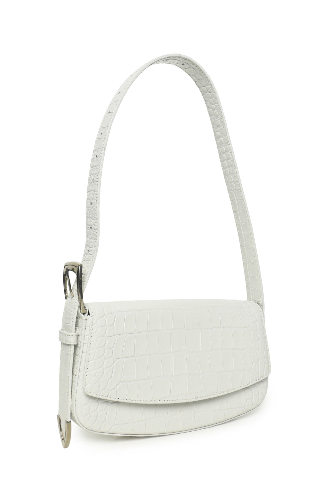 Balenciaga F/W 2020 Croc Embossed Leather Ghost Sling Shoulder Bag