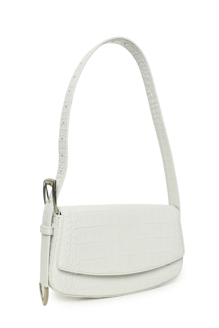 Balenciaga F/W 2020 Croc Embossed Leather Ghost Sling Shoulder Bag