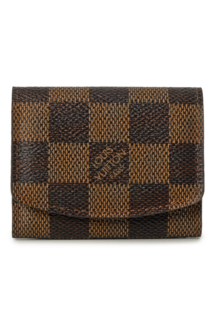 Louis Vuitton 2008 Damier Ebene Cufflinks Case