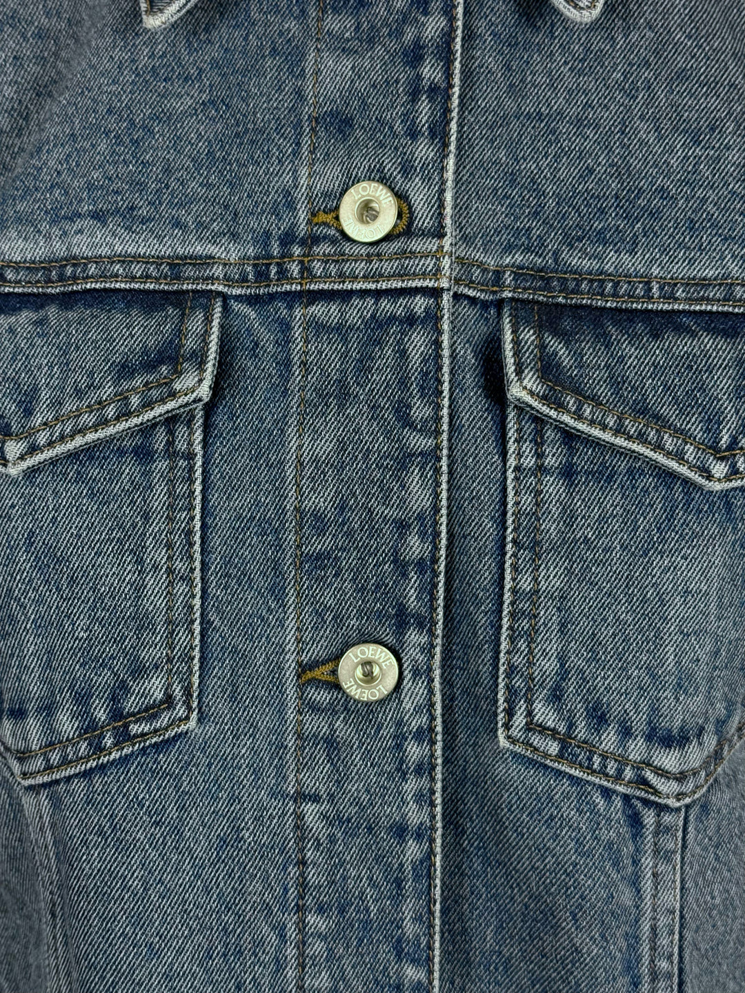 Loewe Size 38 Anagram Denim Jacket