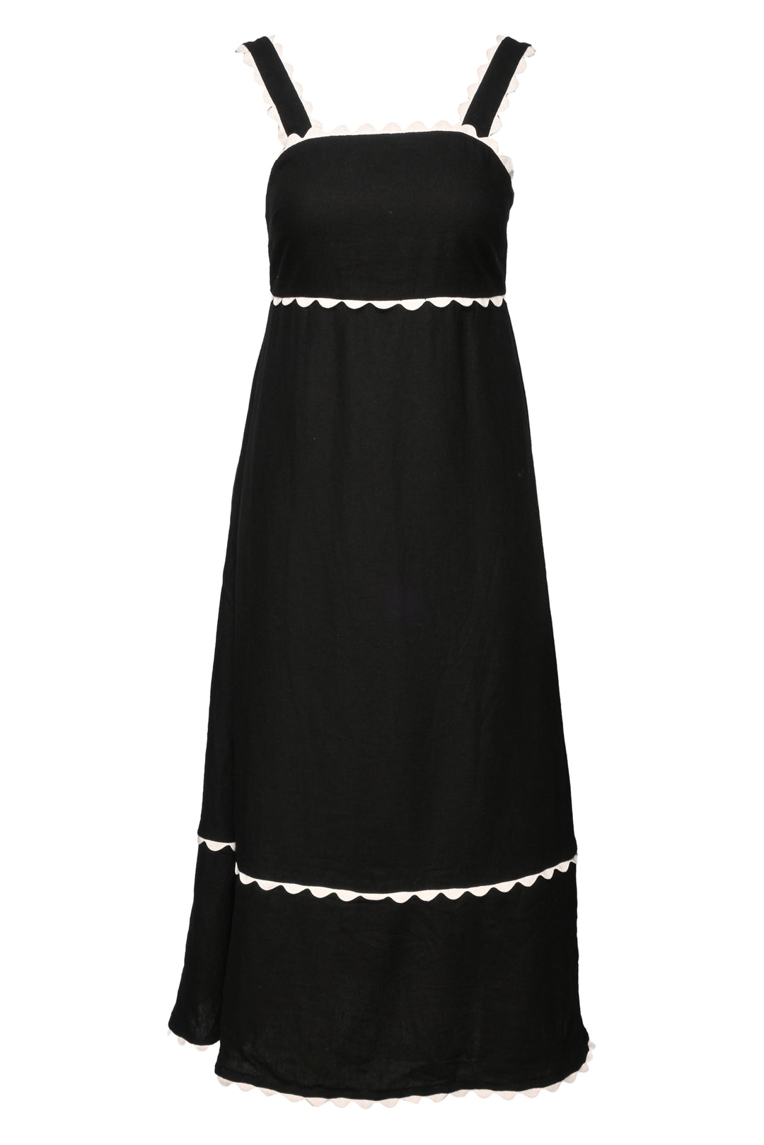Cynthia Rowley Size S Scalloped Edge Midi Dress