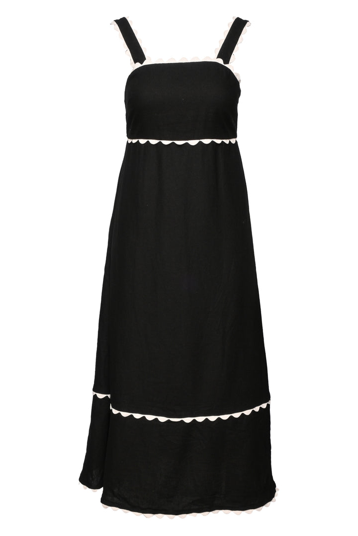 Cynthia Rowley Size S Scalloped Edge Midi Dress