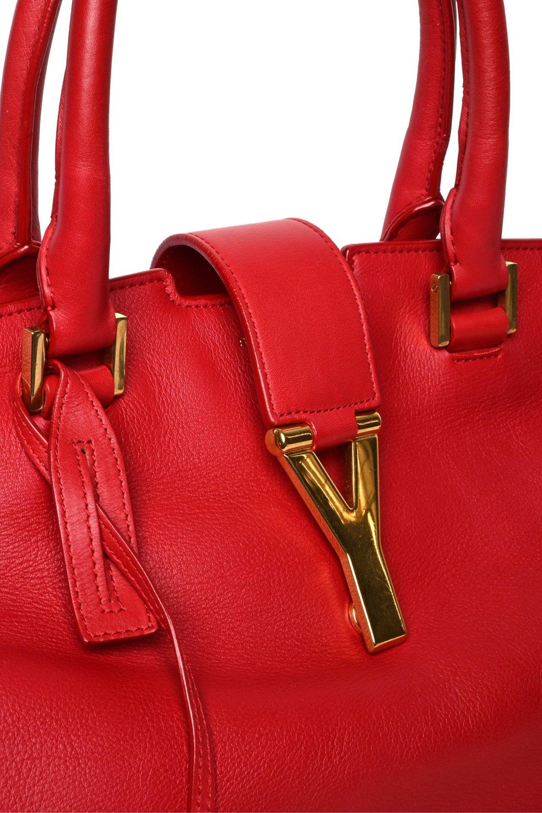 Saint Laurent Medium Leather Classic Y Cabas Tote