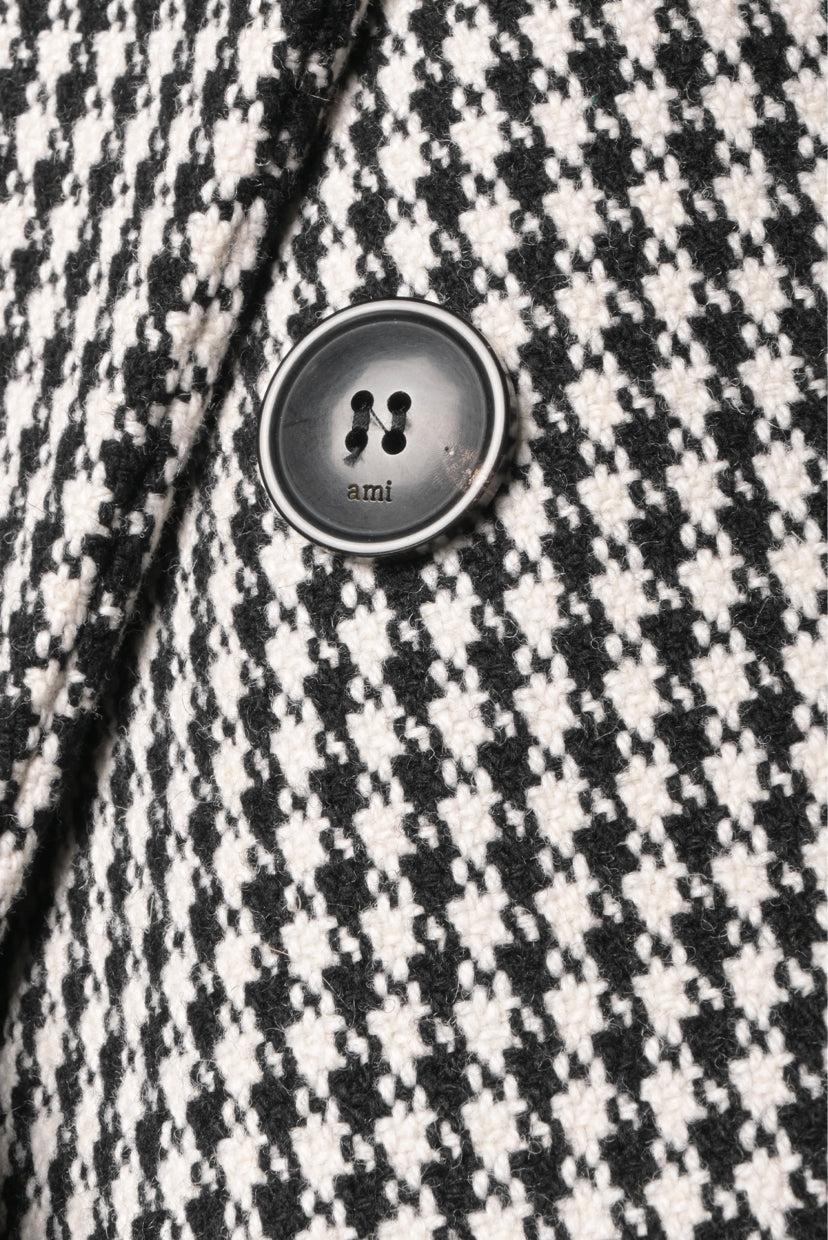Ami Alexandre Mattiussi Size 36 Houndstooth Double Breasted Blazer