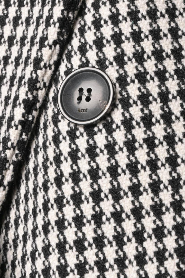 Ami Alexandre Mattiussi Size 36 Houndstooth Double Breasted Blazer