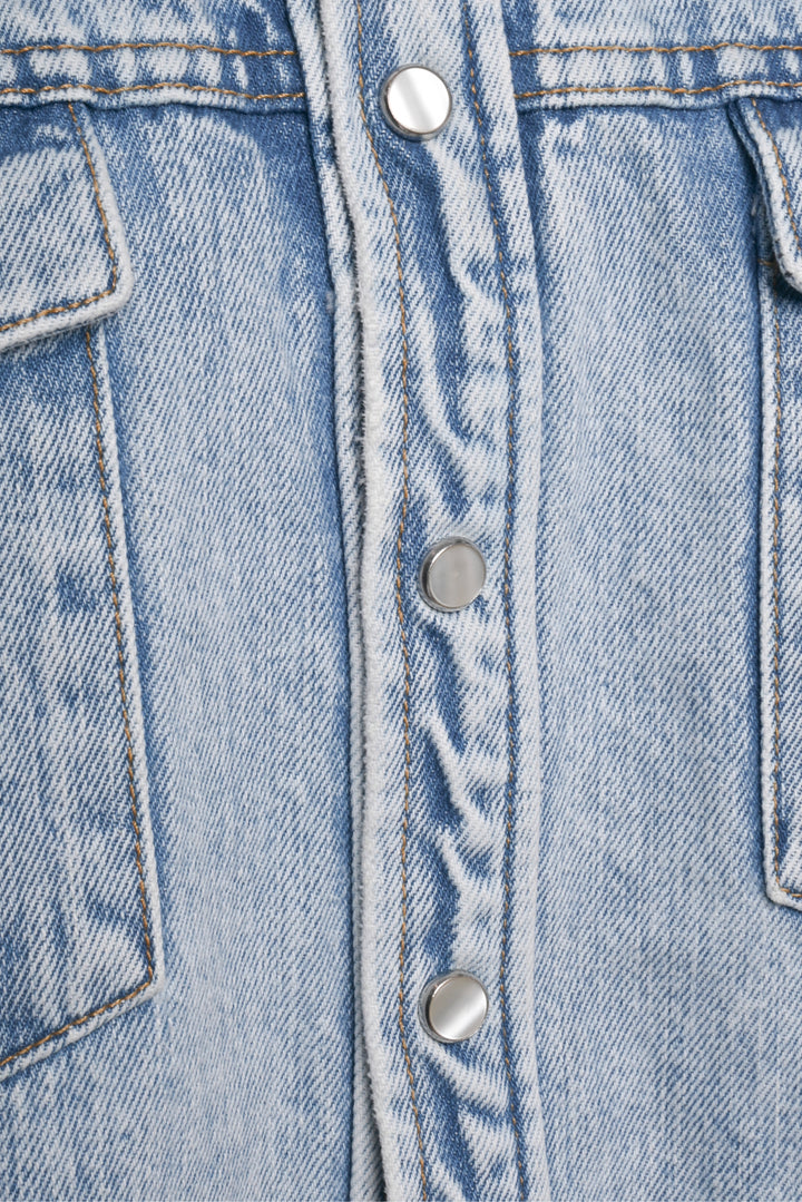 Wardrobe.NYC Size 2XS Denim Shirt Jacket