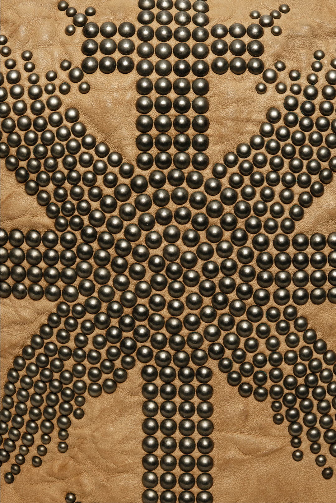 Thomas Wylde Skull & Suncross Studded Distressed Leather Hobo