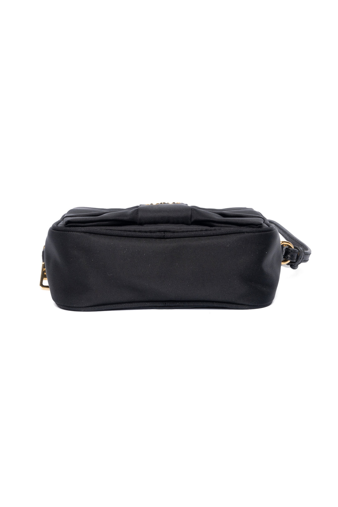 Prada Tessuto Bow Pouch Wristlet