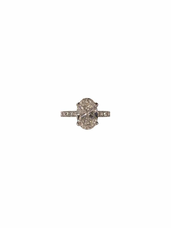 Oval Halo Diamond Ring Size 7