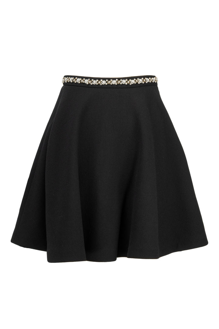 Miu Miu Size 36 Crystal Embellished Skirt