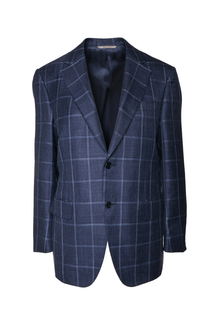 Canali Size 38 Men's Wool, Silk & Linen Blend 2 Button Blazer