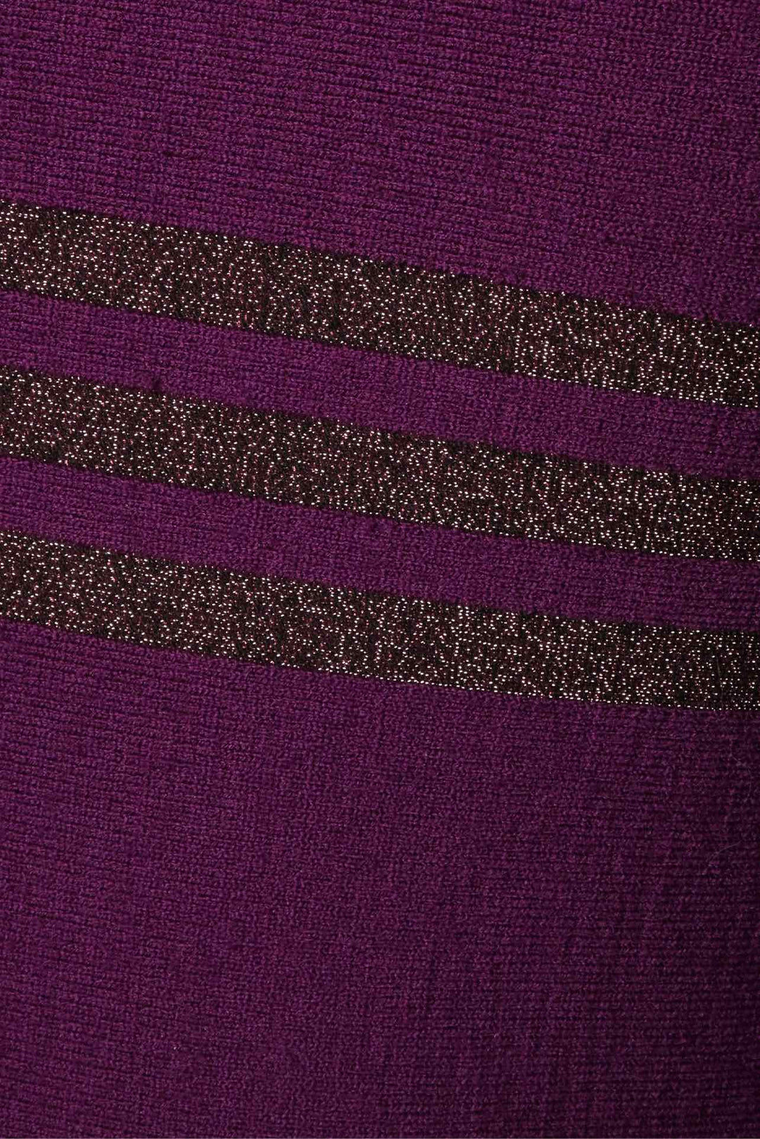 Yves Saint Laurent Size M Metallic Striped Short Sleeve Knit Dress