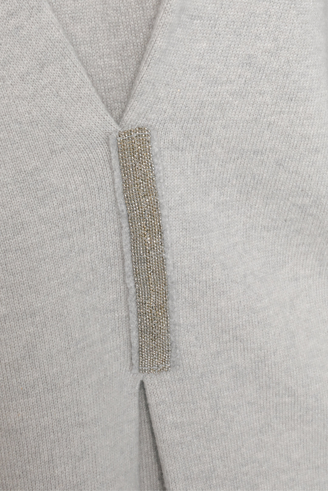Fabiana Filippi Size L Wool-Blend Turtleneck Embellished Sweater Dress