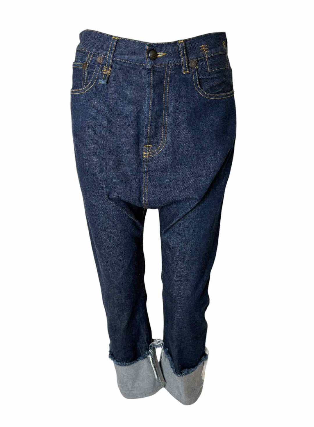 R13 Size 24 Drop Crotch Jeans