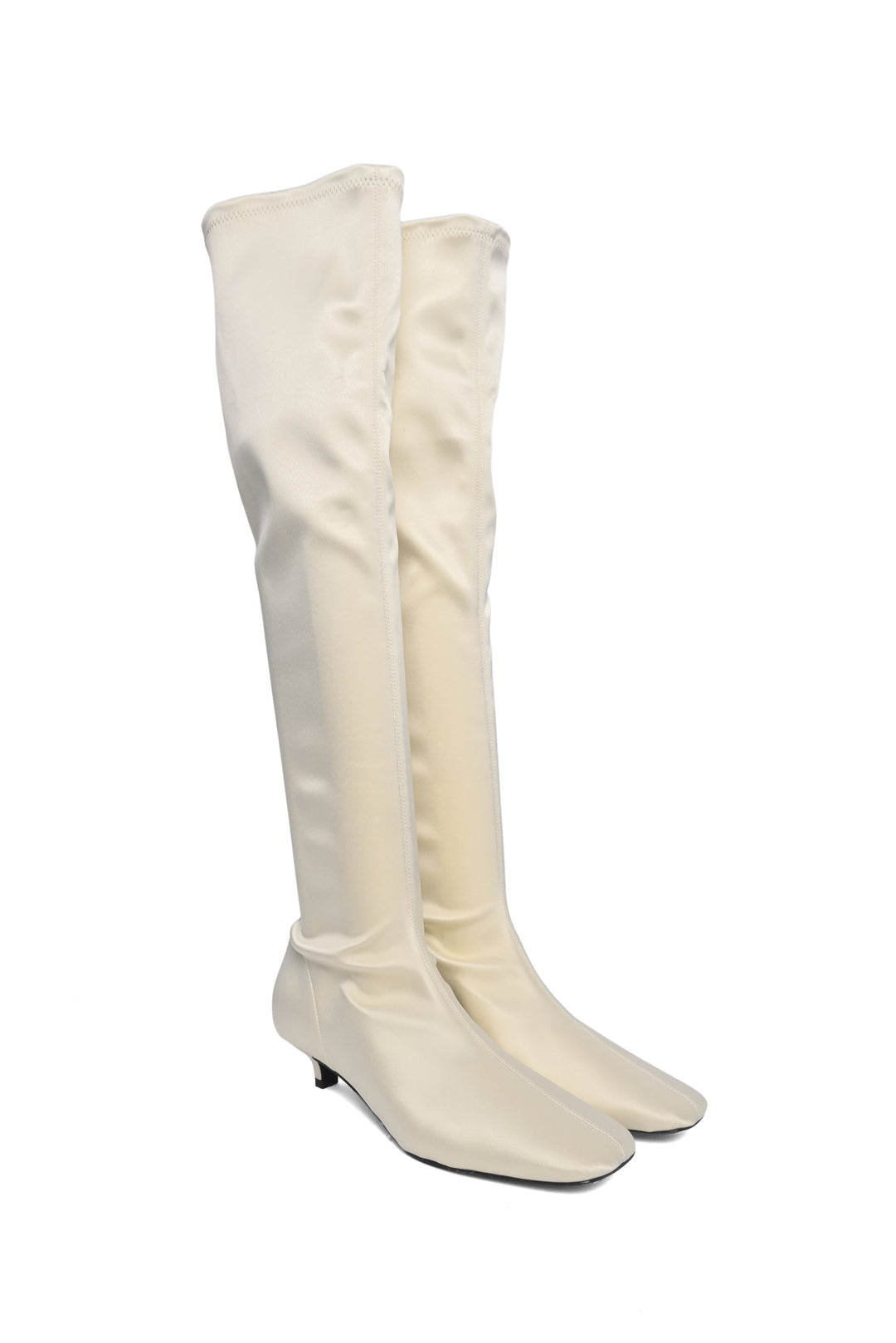 Toteme Size 39 Satin Knee-High Boots