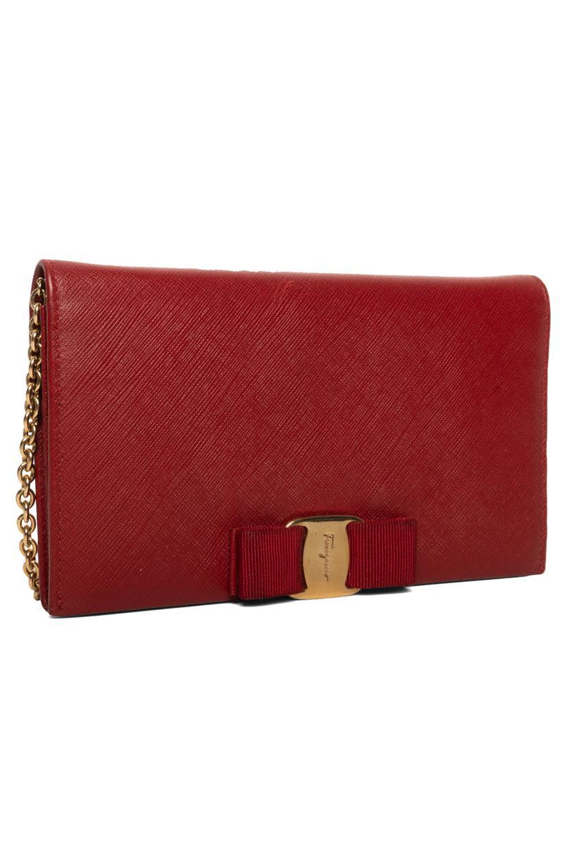 Salvatore Ferragamo Vara Bow Wallet on Chain