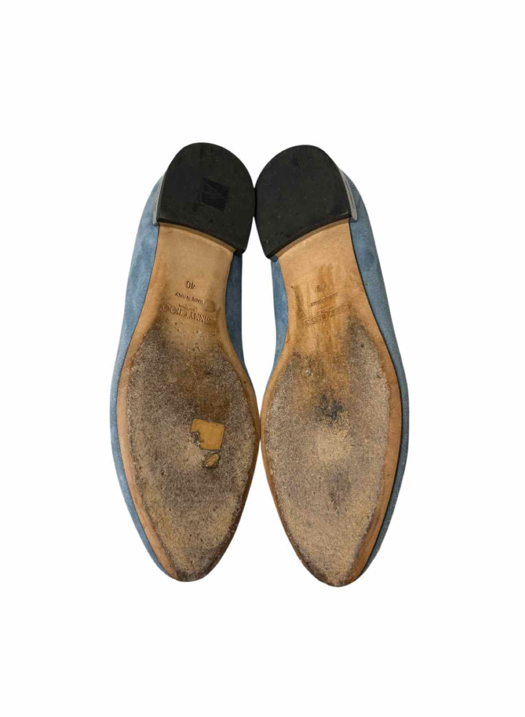 Jimmy Choo Size 40 Suede Ballet Flats