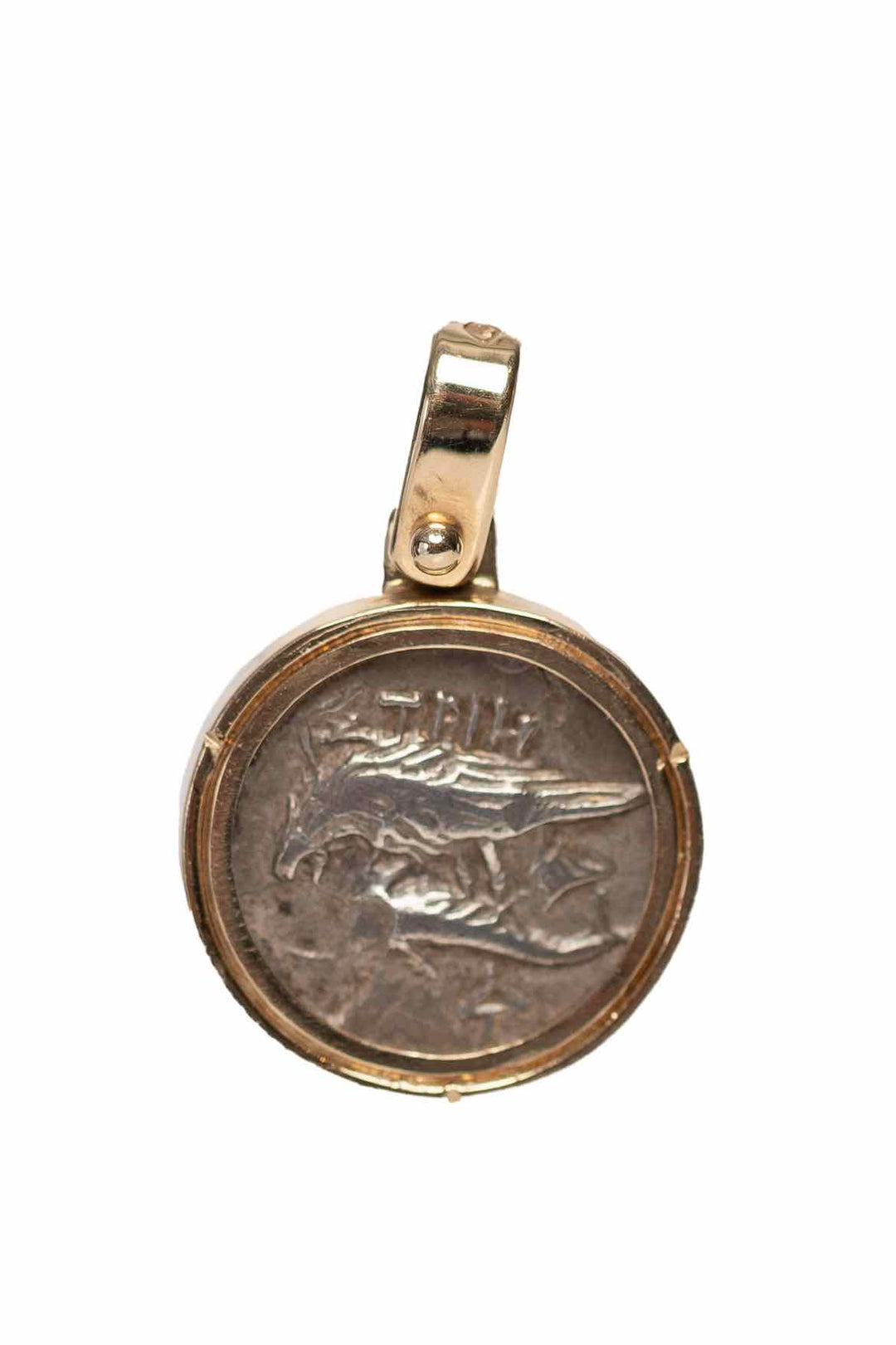 Ancient Greek Gemini Coin Pendant