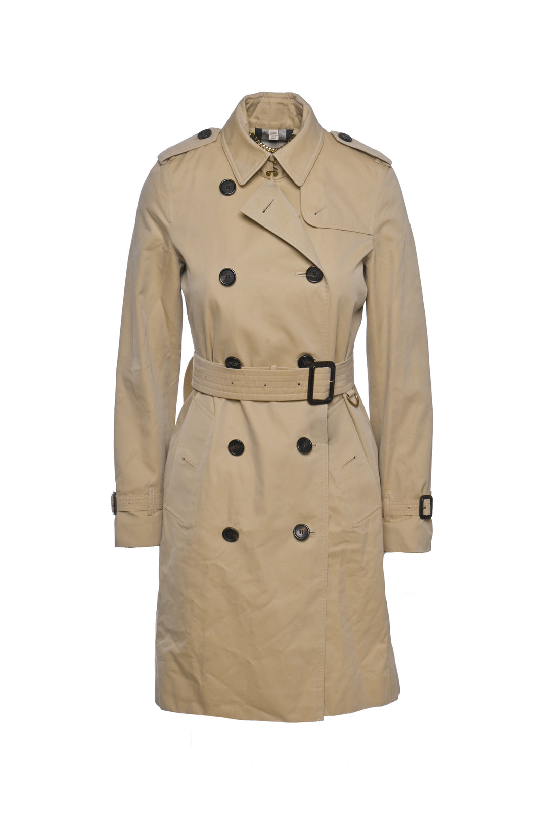 Burberry Size 4 The Kensington Long Trench Coat