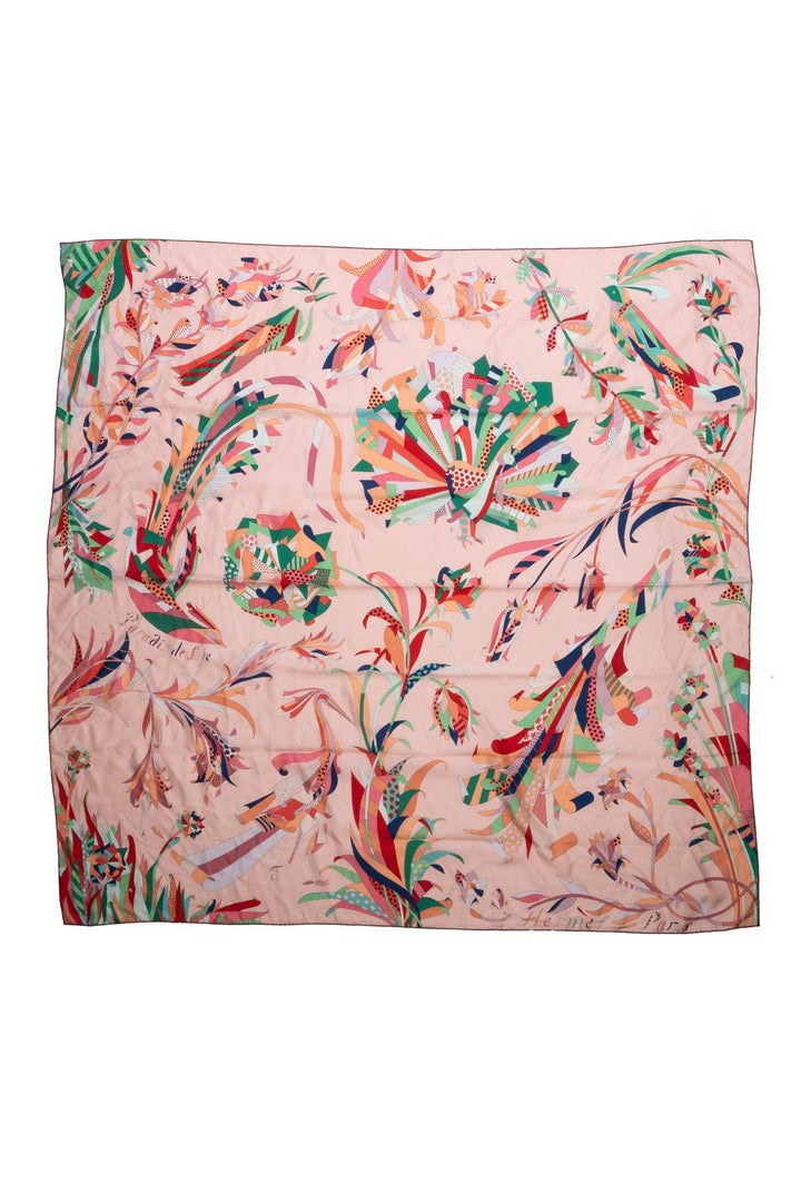 Hermes 'Paradis de Soie' Silk Shawl