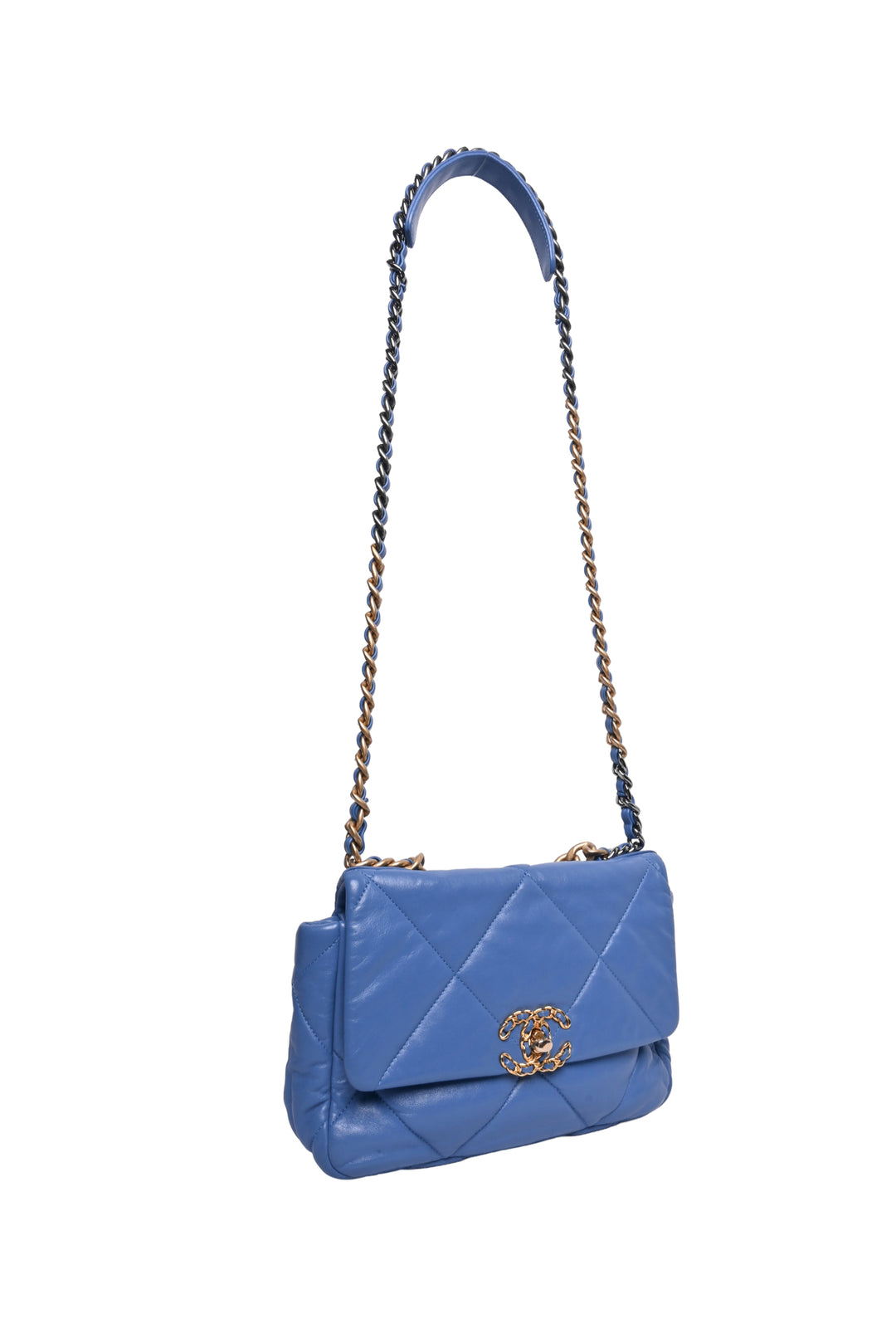 Chanel 2019 Chanel 19 Medium Quilted Lambskin Flap Shoulder Bag