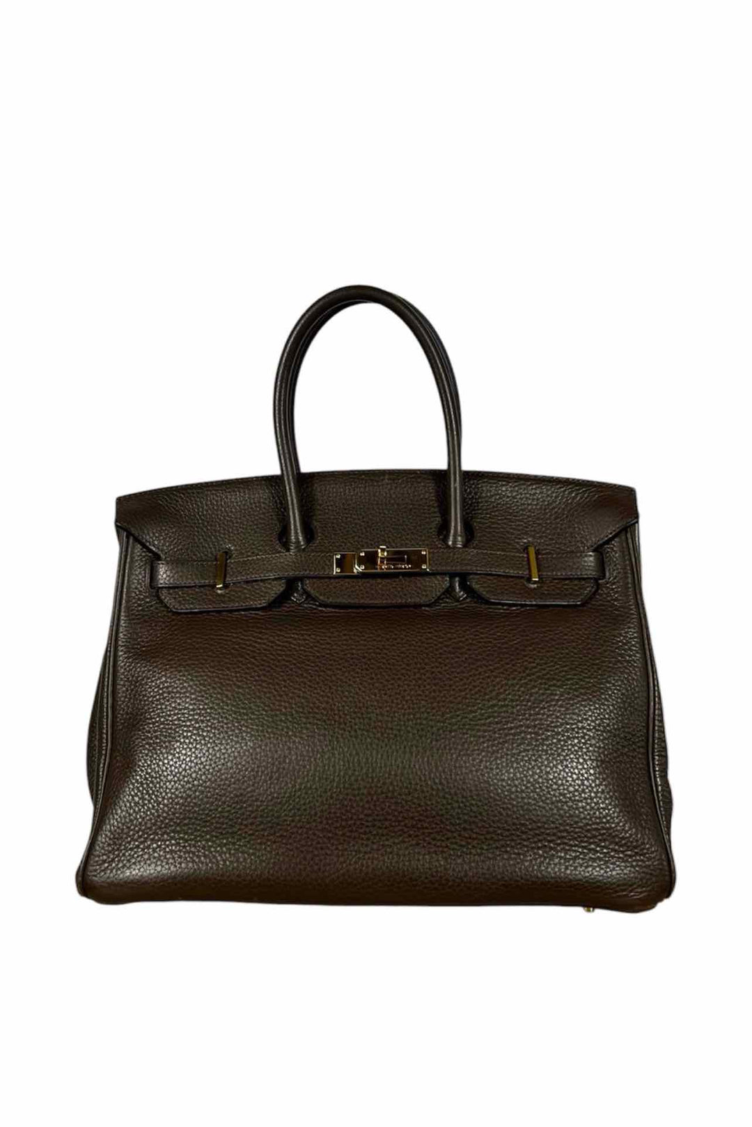 Hermes 2009 Clemence Leather Birkin 35