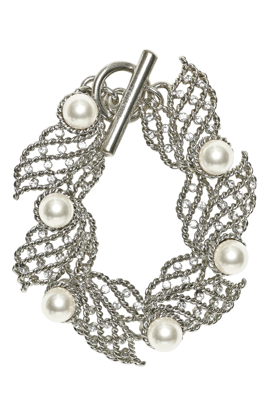 Oscar De La Renta Faux Pearl Bracelet