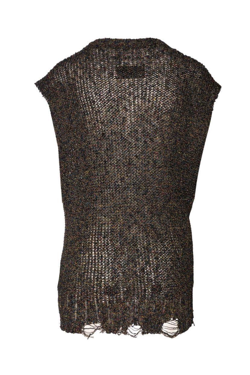 Song For The Mute Size 2 Distressed Sweater Vest