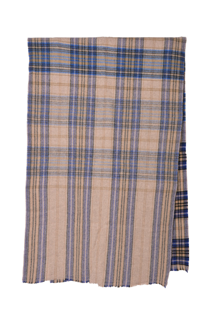Acne Studios Cassiar Tartan Wool Scarf
