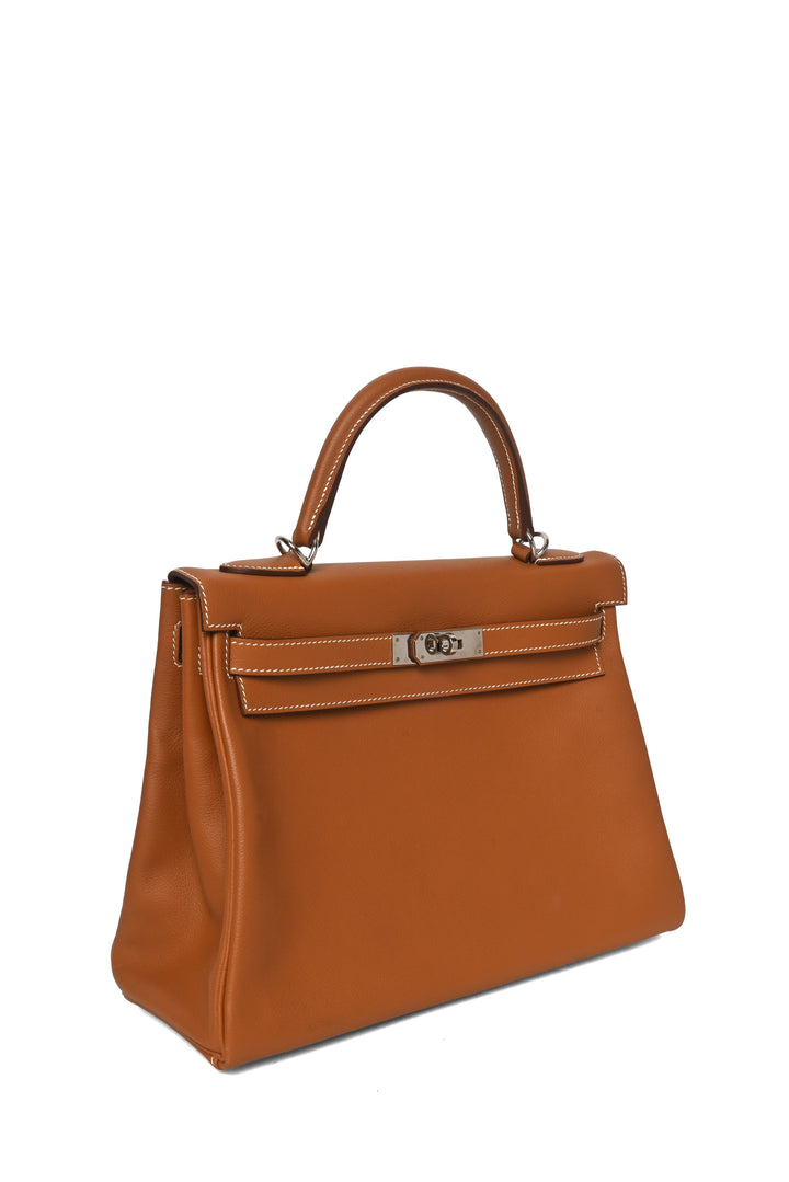 Hermes 2019 Togo Kelly Retourne 32 Bag