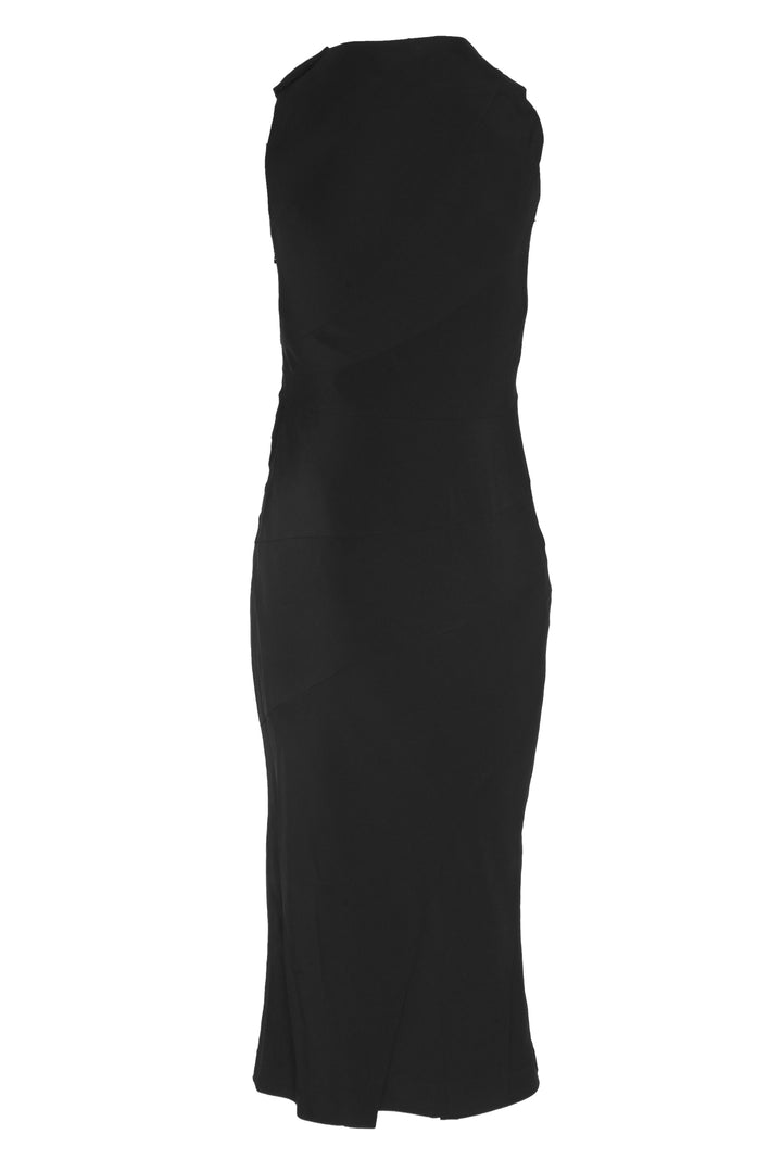 Jil Sander Size 36 Sleeveless Paneled Silk Dress
