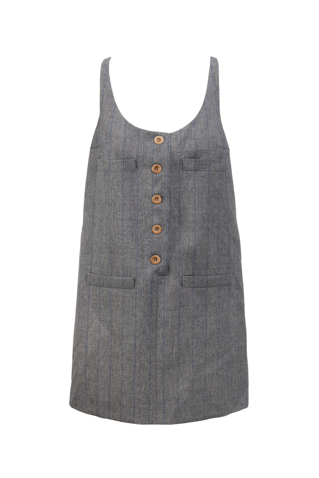 Prada Size 40 2024 Pinstripe Mini Dress