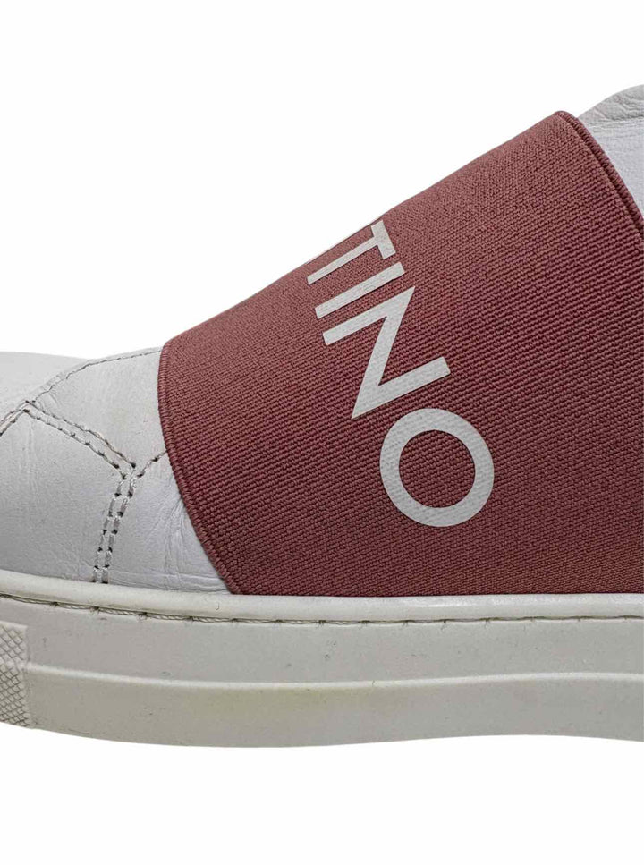 Valentino Size 7.5 Maya Contrast Logo Sneaker