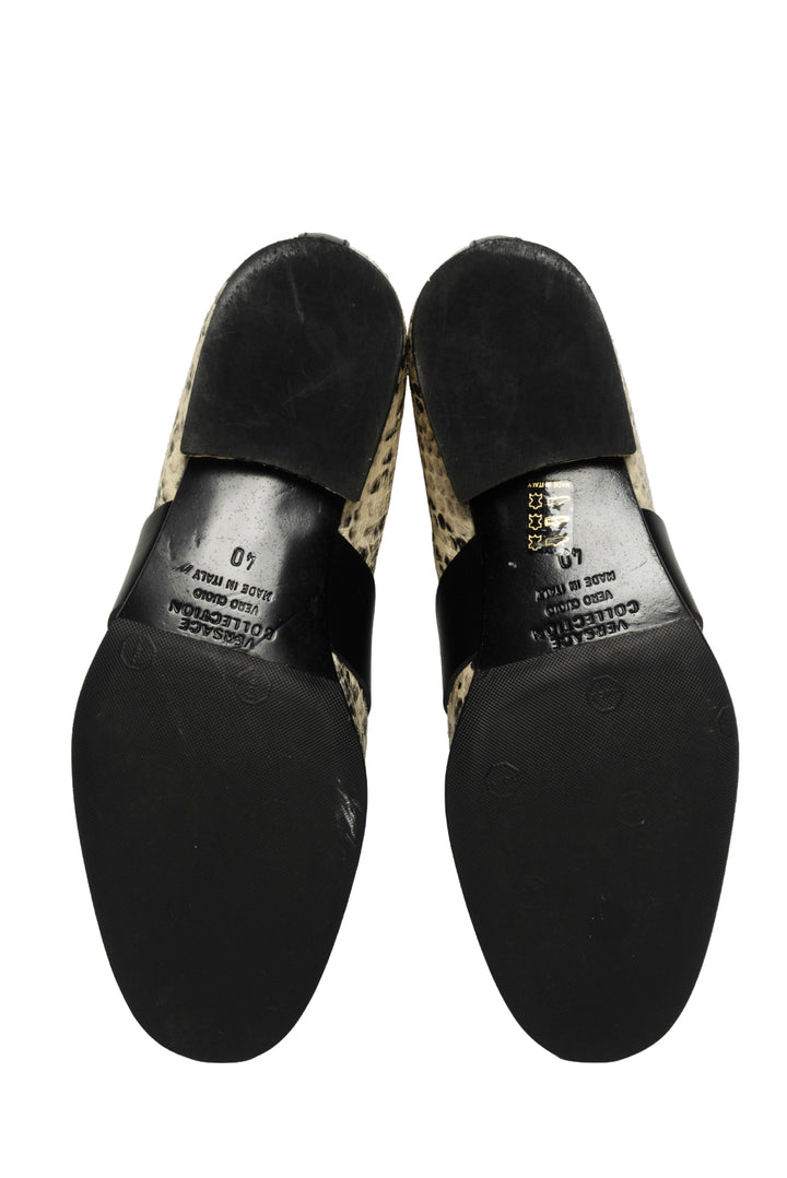 Versace Size 40 Men's Medusa Emblem Loafers