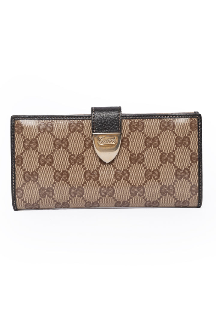 Gucci Monogram Long Wallet