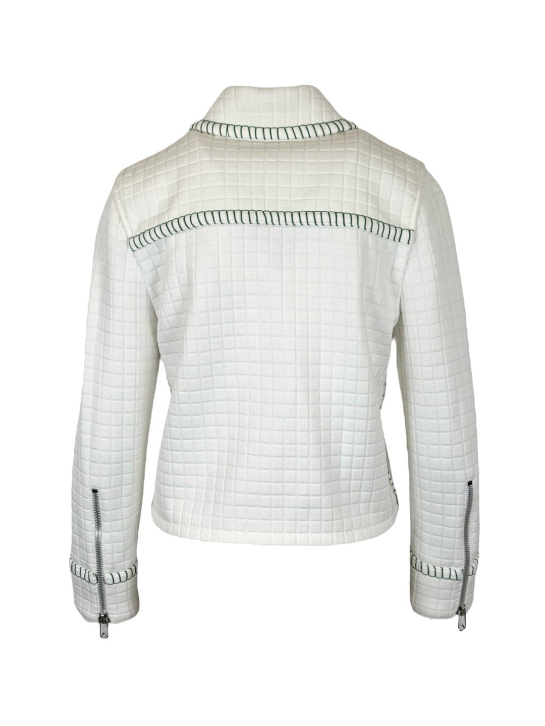 Bottega Veneta Size 40 Topstitched MatelassÃ© Jacket