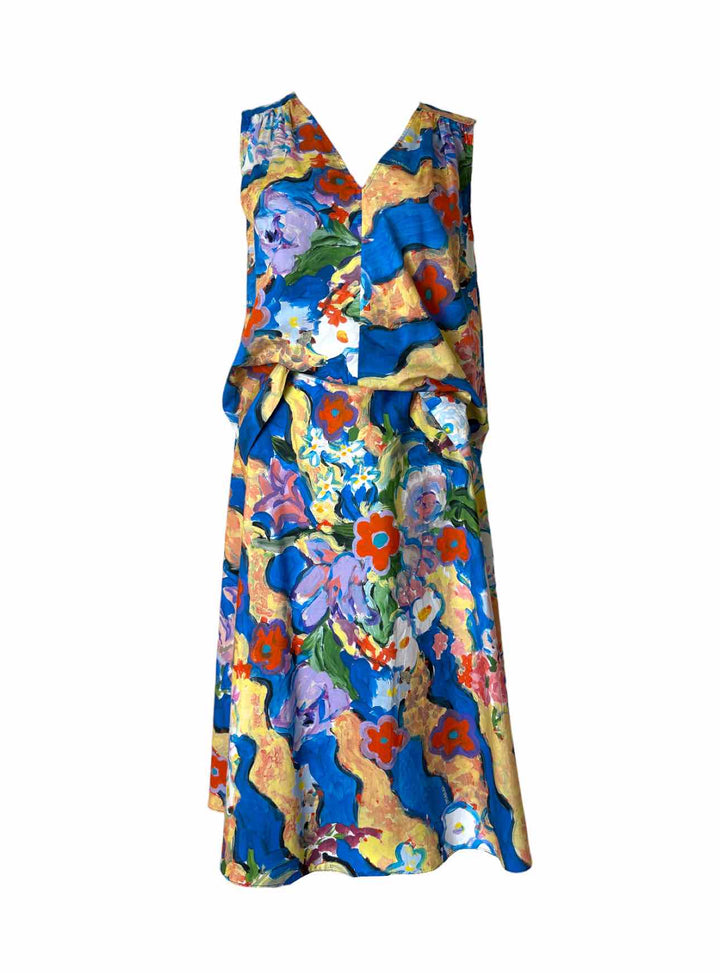 Marni Size 42 Floral Cotton  Suit