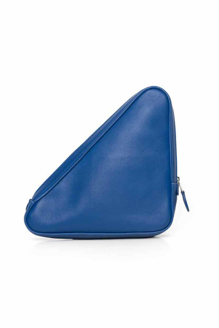 Balenciaga Triangle Zip Clutch