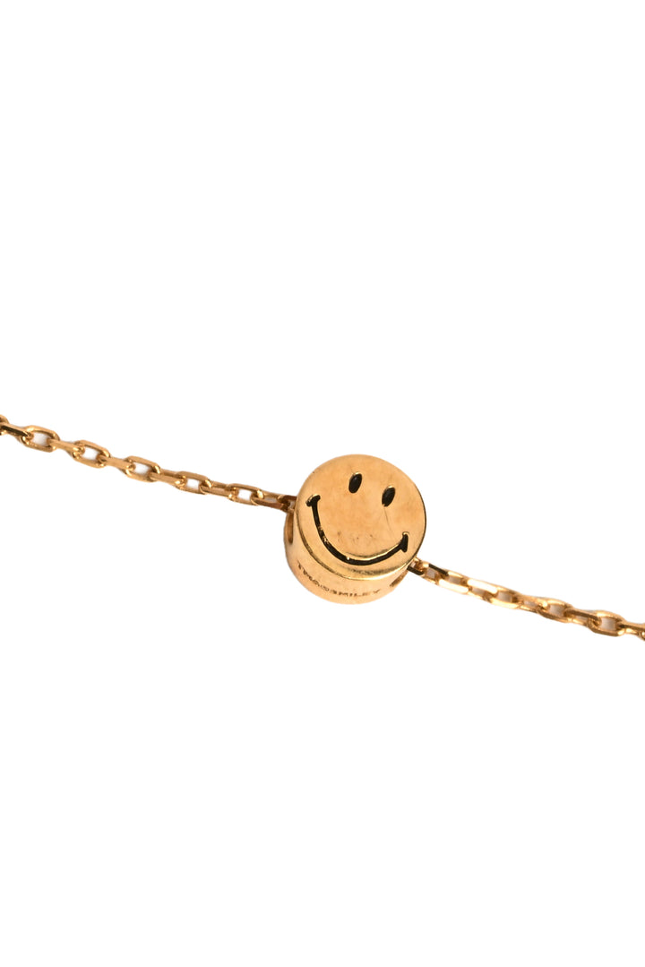 Kklue 18K Smiley Personalized Letter Bracelet