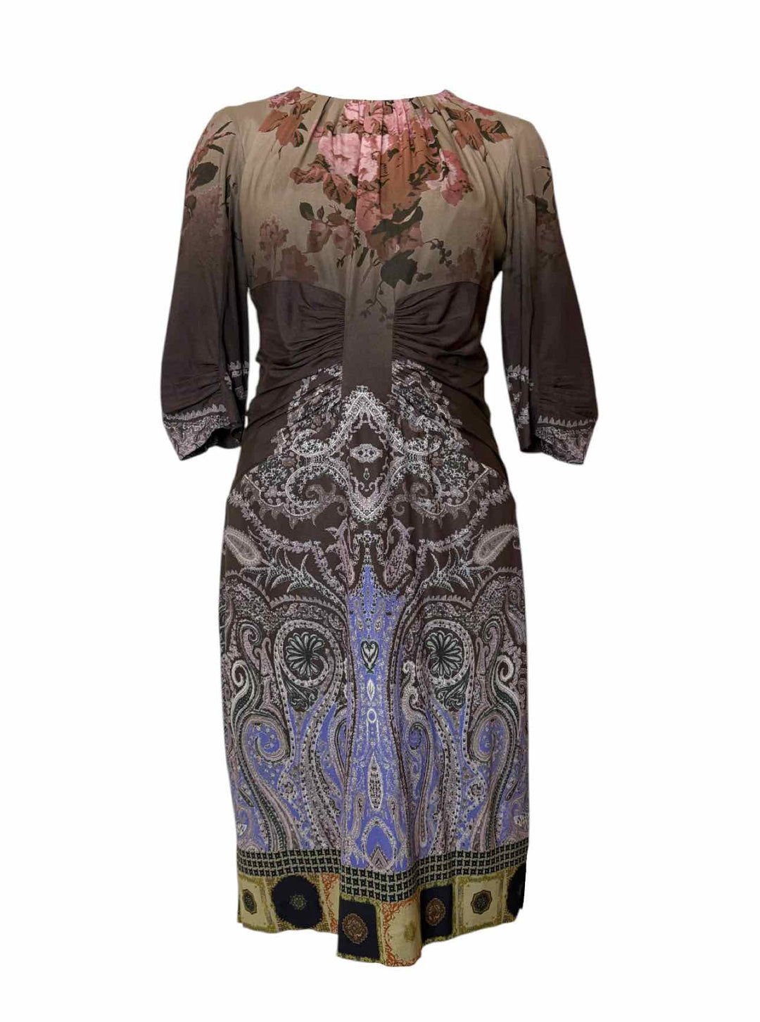 Etro Size 44 Silk Pattern Dress