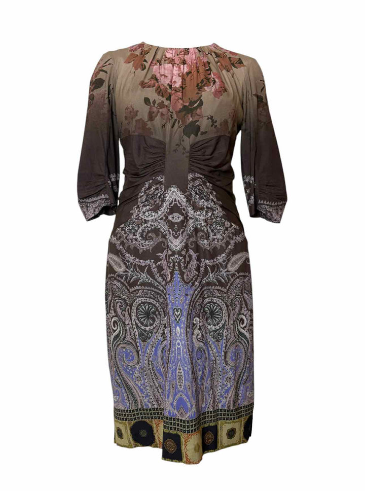 Etro Size 44 Silk Pattern Dress