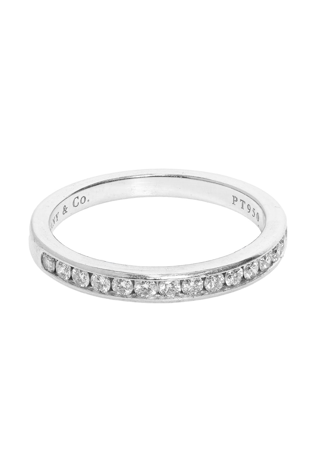 Tiffany & Co Size 6 Platinum Diamond Set Ring